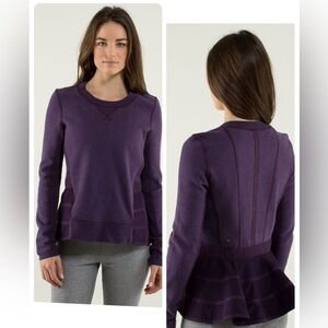 EUC Lululemon Ruffled Up Pullover (US 8)
